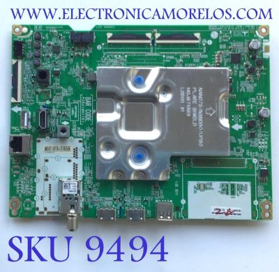 MAIN PARA SMART TV LG 4K / NUMERO DE PARTE EBT66781402 / EAX69462206 / 66781402 / 69462206 / 1GEBT000-00WS / RU1683A1HP / PANEL NC550TQG-ABKH1 / DISPLAY HV550QUB-F8D / MODELO 55UP8000PUA.BUSFLKR